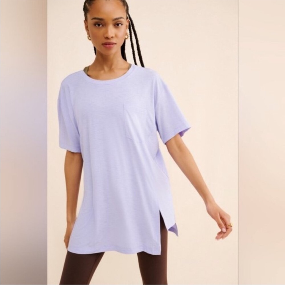 NWOT FP Movement by Free People Tempo Boyfriend Tee Violet